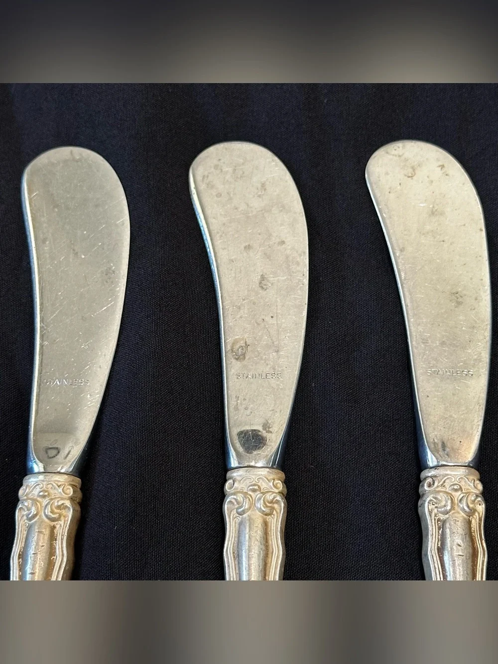 George & Martha Westmorland Sterling Silver Handled Butter Spreader Vintage